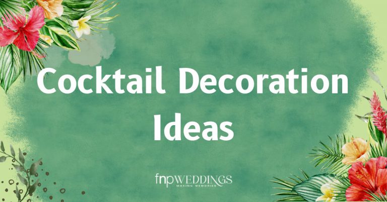 Cocktail Decoration Ideas