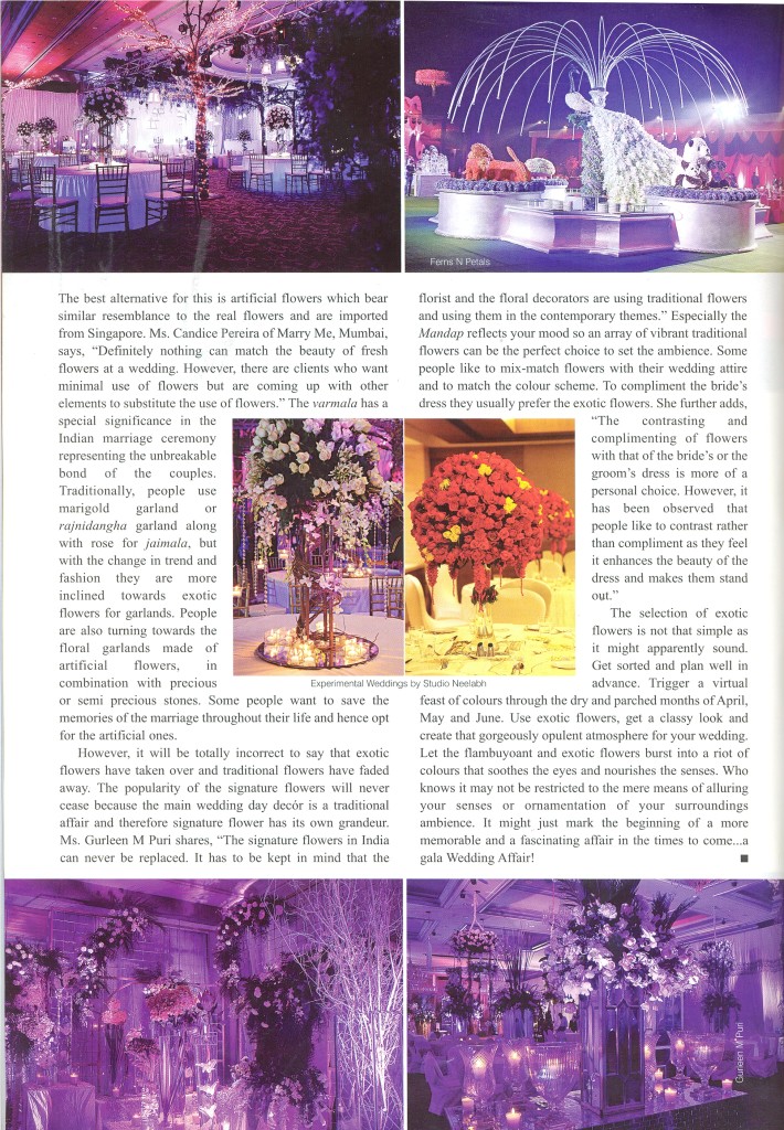 Wedding Affair, May issue, pg 78