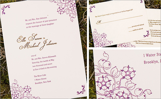 Off-set Printed Invitation Card